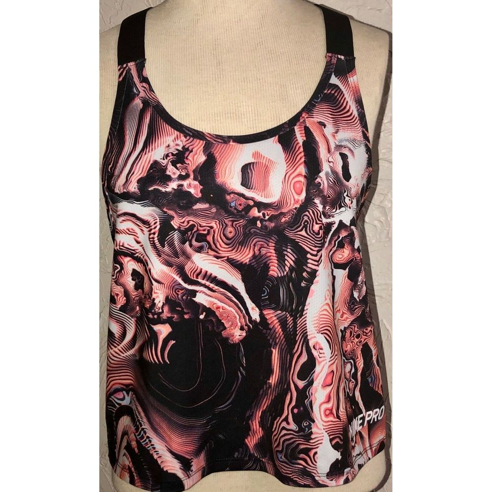 Nike Pro Y-back Swirl Print Tank Top